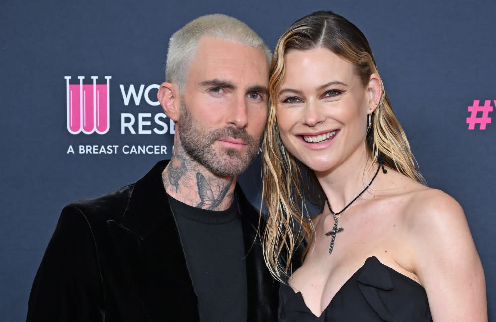 Behati Prinsloo has shared a glimpse of her third child with fans credit:Bang Showbiz