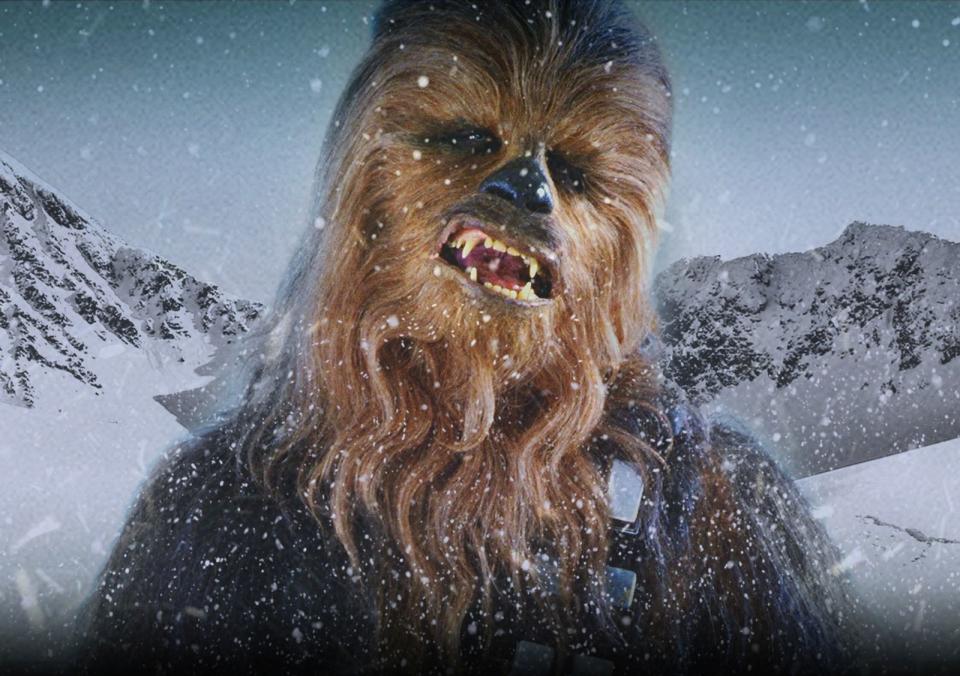 Bei "Star Wars" haben es eigentlich alle Elemente zum Kultstatus gebracht: Filmzitate, Charaktere, Special Effects, Outfits - ja selbst die Sounds! Wie sie entstanden sind? Um Chewbaccas tierische Wookie-Stimme glaubhaft klingen zu lassen, wurden die Laute von Bären, Walrössern und Kamelen gemischt. (Bild: Fox / Lucasfilm Ltd. & TM / Disney All rights reserved)