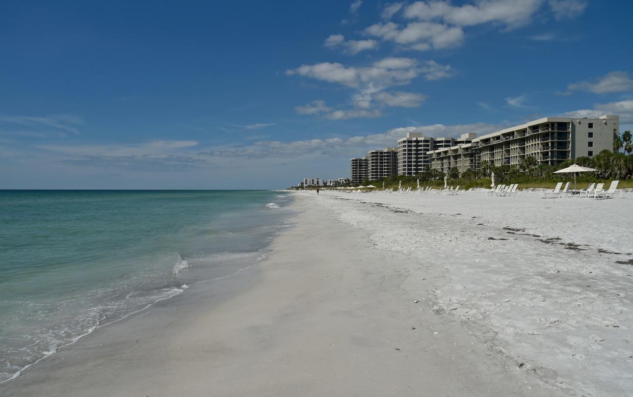 The sandy beach town of Longboat Key is one of just four Florida municipalities split between two counties, although hundreds of cities across the nation deal with similar circumstances.