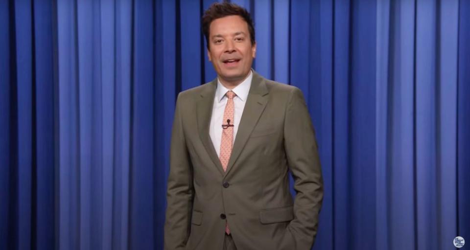 Fallon also joked about “April Showers” and “May Flowers” being other porn star names. Youtube/The Tonight Show Starring Jimmy Fallon