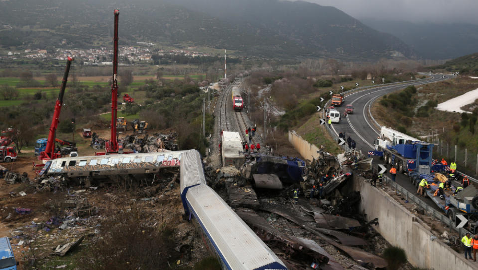 Greece train crash