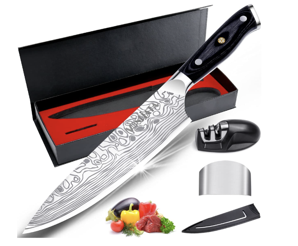 Mosfiata 8-inch Super Sharp Professional Chef&#39;s Knife (Photo via Amazon)