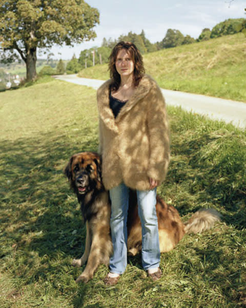 Dog owners wear clothing made from their dogs