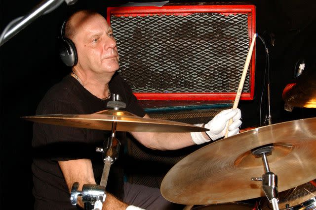 <p>Jim Dyson/Getty</p> MC5 drummer Dennis Thompson performing in 2006