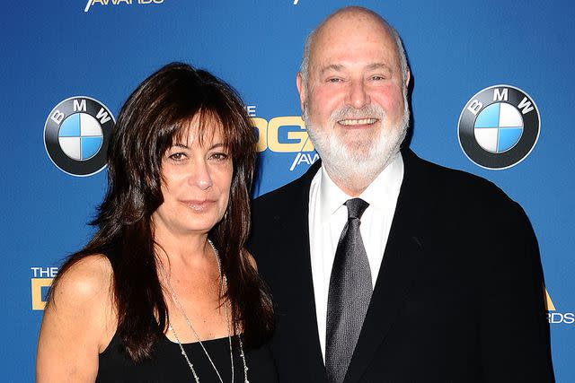 <p>Jason LaVeris/FilmMagic</p> Michele and Rob Reiner.