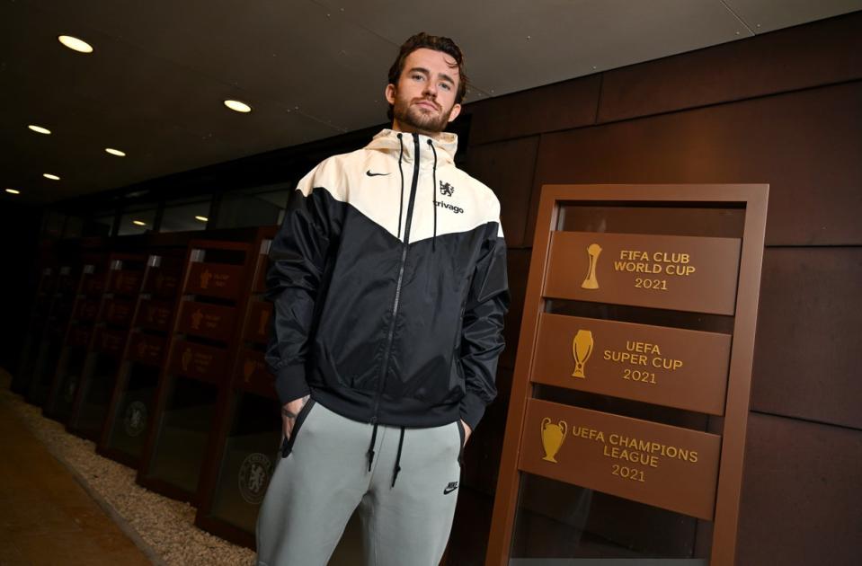 Chilwell is set to captain Chelsea at Wembley as the Blues look to win their first domestic cup since 2018 (Chelsea FC/Getty)