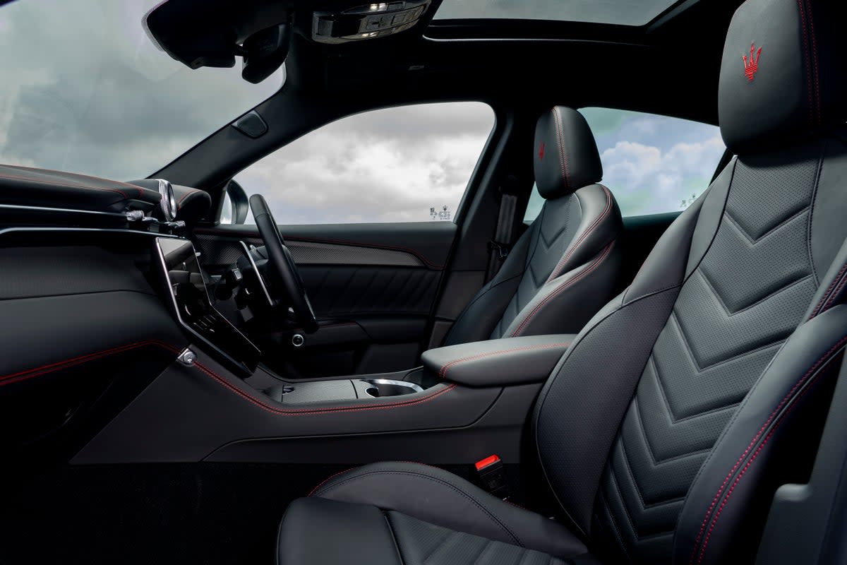 Little luxuries: contrasting stitching gives an artisan feel (Maserati)