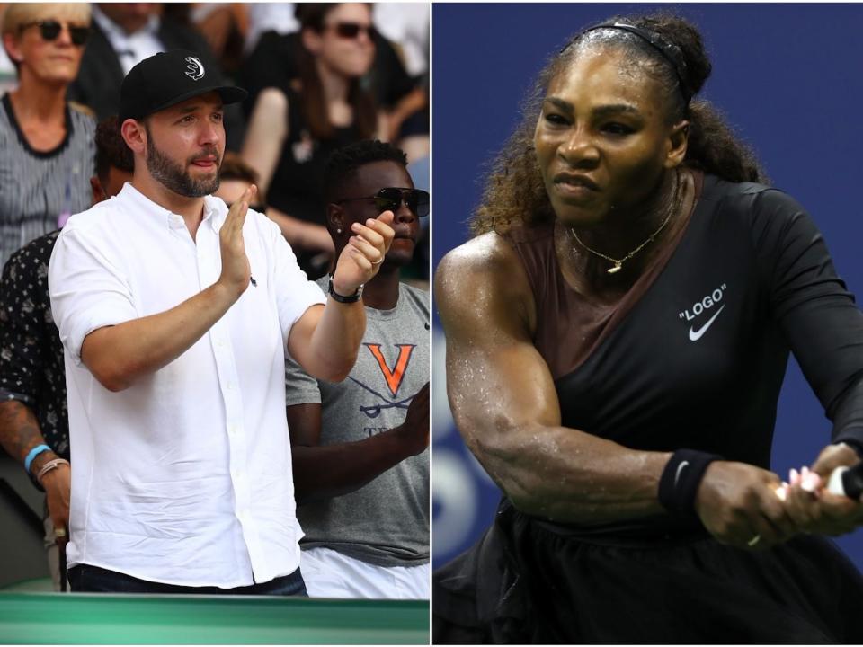 Alexis Ohanian and Serena Williams