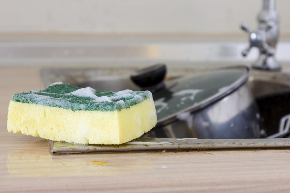 If we’ve learned anything about kitchen sponges, it’s that they’re usually packed full of mold and bacteria.