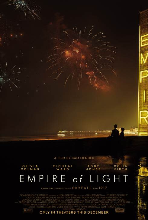 Poster for “Empire Of Light,” courtesy of Searchlight Pictures