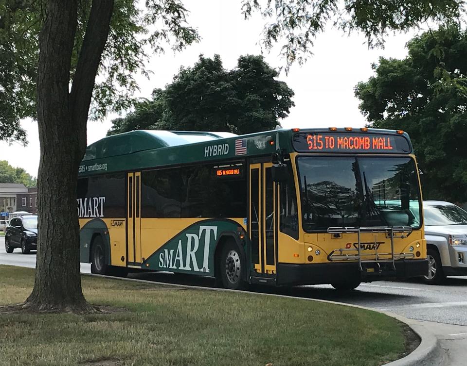 A Suburban Mobility Authority for Regional Transportation bus.