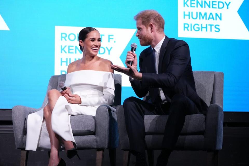 Duchess of Sussex Meghan Markle is reportedly “apprehensive” about the idea of moving back to the United Kingdom. Getty Images for 2022 Robert F.