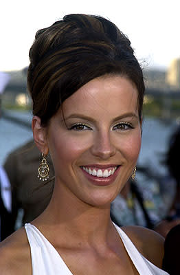 Kate Beckinsale aboard the USS John C. Stennis at the Honolulu, Hawaii premiere of Touchstone Pictures' Pearl Harbor