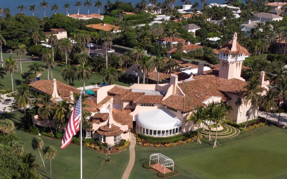 Donald Trump's Mar-a-Lago home after Trump said that FBI agents raided it, in Palm Beach, Florida - Reuters