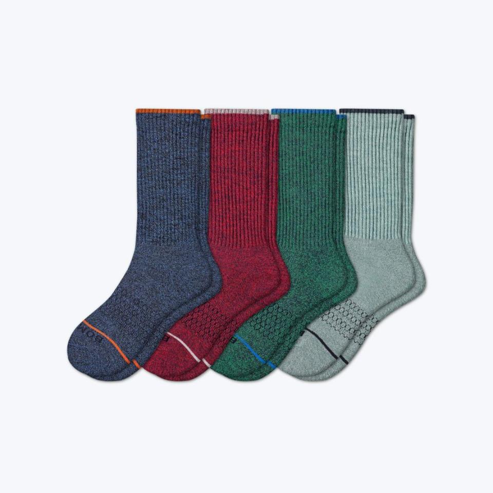 Merino Wool Calf Sock 4-Pack