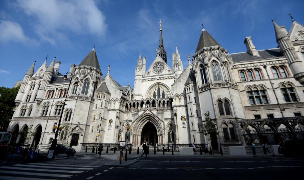 The  Royal Courts of Justice (Andrew Matthews/PA)