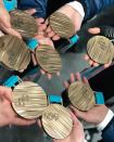 <p>mirainagasu: We did it as a team! I’ll remember this forever! #pyeongchang2018 #bronzemedalist<br> (Photo via Instagram/mirainagasu) </p>
