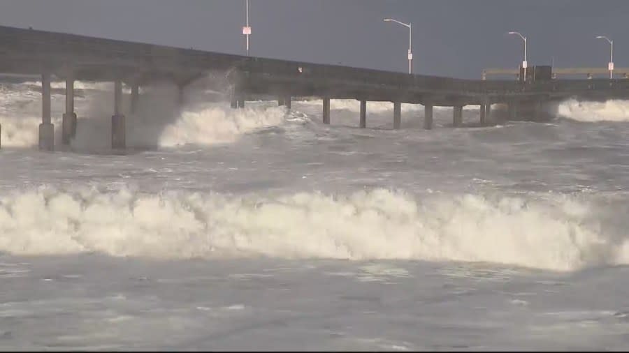 Photos King tides slam San Diego coast