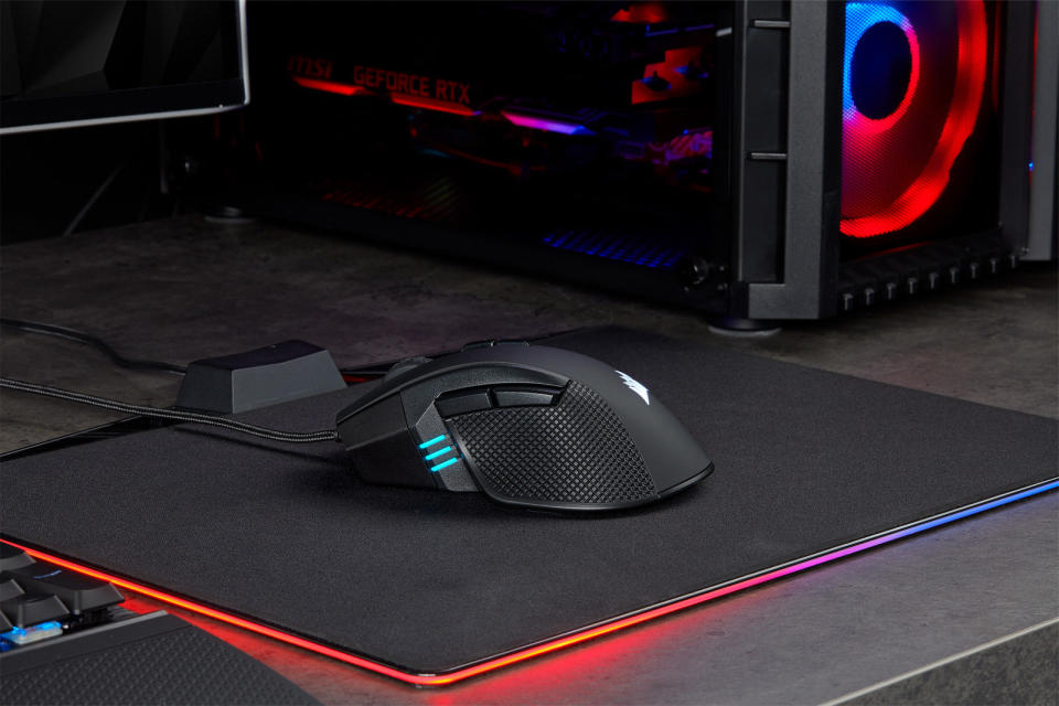 You don't have to shop Logitech if you want a lag-free gaming mouse. Corsair