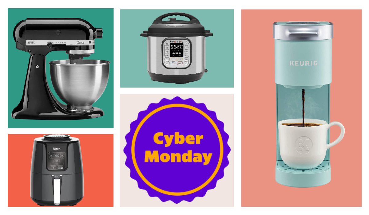 stand mixer, air fryer, instant pot, coffee maker