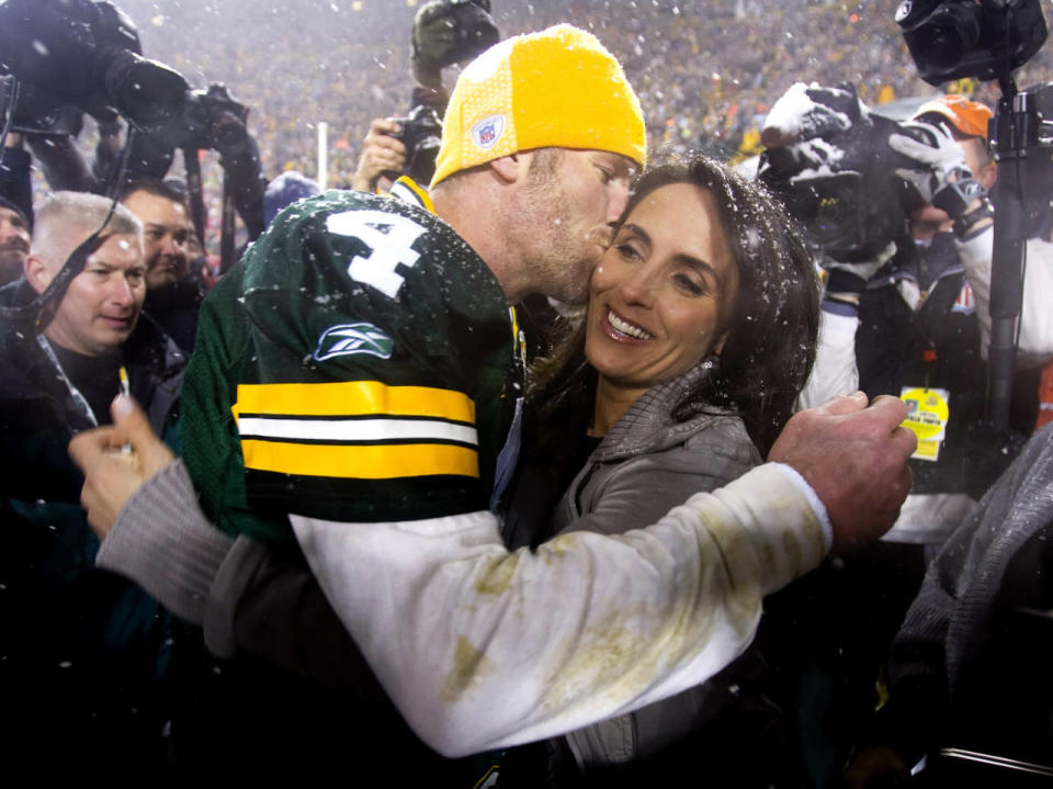 Brett Favre and wife Deanna