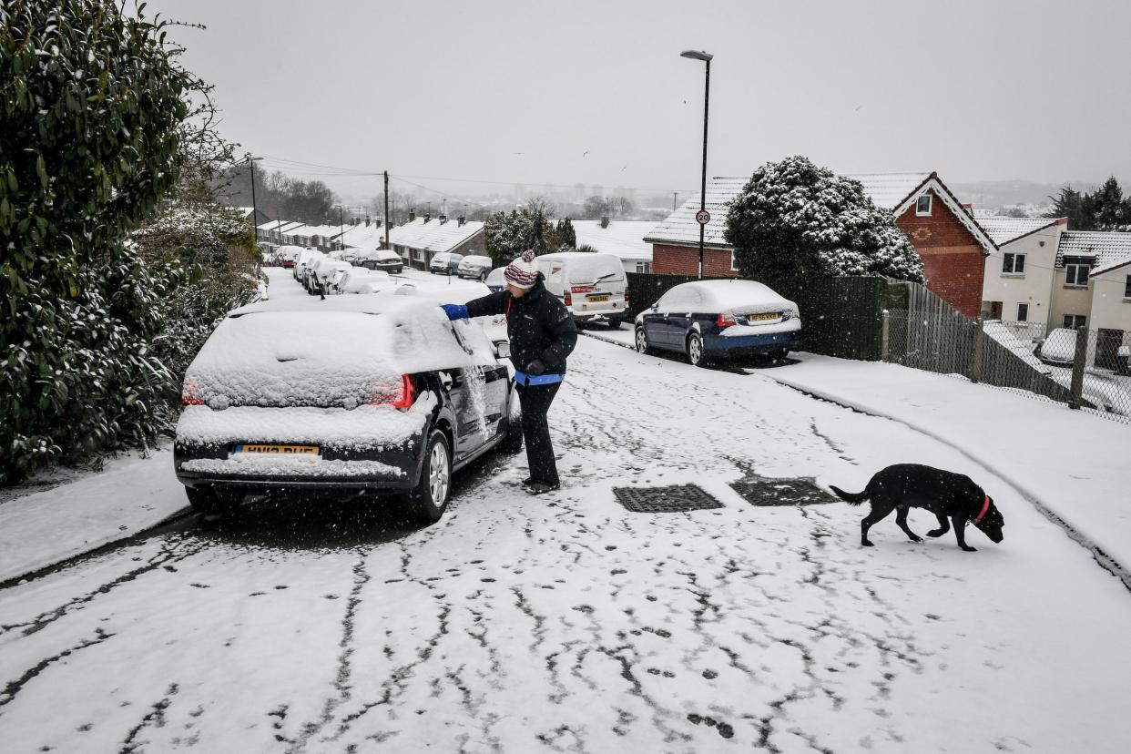 <p>The extreme weather event left the UK covered in snow in 2018</p> (PA)