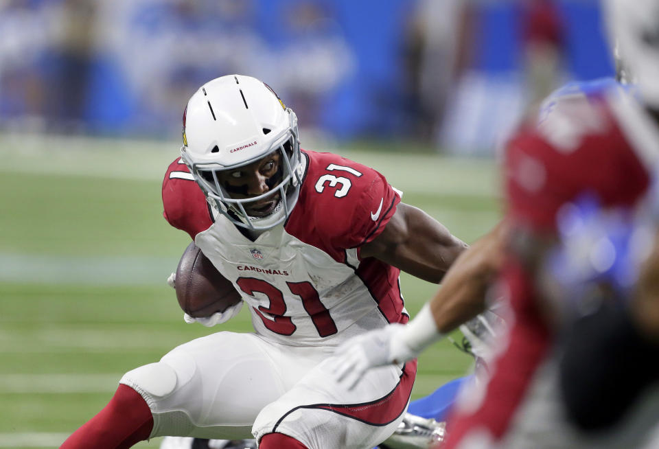 Arizona Cardinals running back David Johnson has been cleared for offseason workouts. (AP)