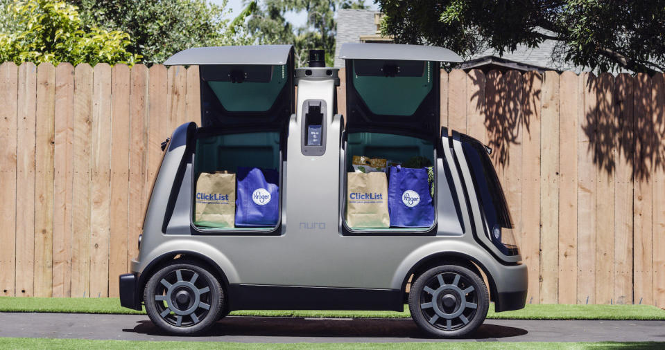 Earlier this year, Kroger teamed up with the self-driving startup Nuro for a