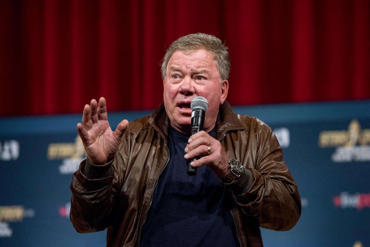 William Shatner is hoping to stop a man who alleges that his mother had a one-night-stand with the actor from using his last name. (Photo by Roy Rochlin/Getty Images)
