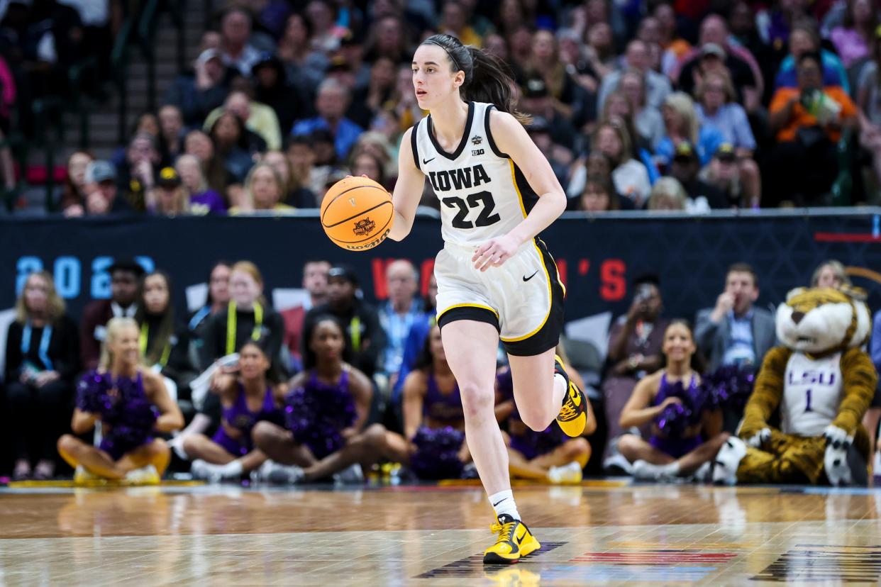 Caitlin Clark led her Iowa Hawkeyes to the 2023 NCAA women's basketball national championship game.