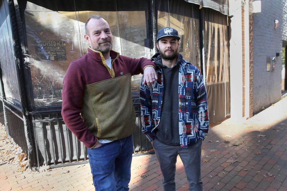 Lithermans Brewing Company and 603 Bar-B-Q, two Concord-based businesses, are teaming up to open a restaurant and taproom on Congress Street in Portsmouth. The two businesses are moving into the space formerly inhabited by The District, which closed at the end of October. Lithermans co-owner Erin Inman, left, and 603 Bar-B-Q founder Ben Normandeau are excited to take on the endeavor together.