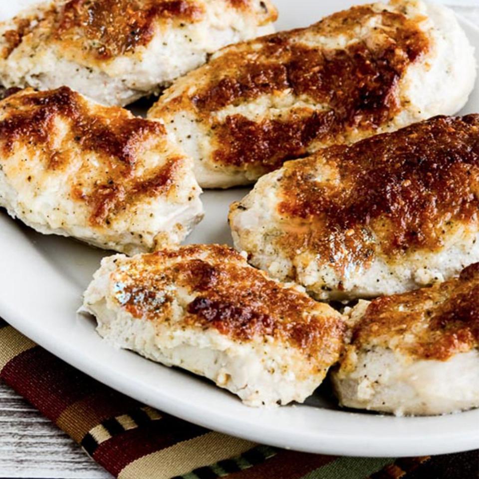 Low-Carb Baked Mayo-Parmesan Chicken