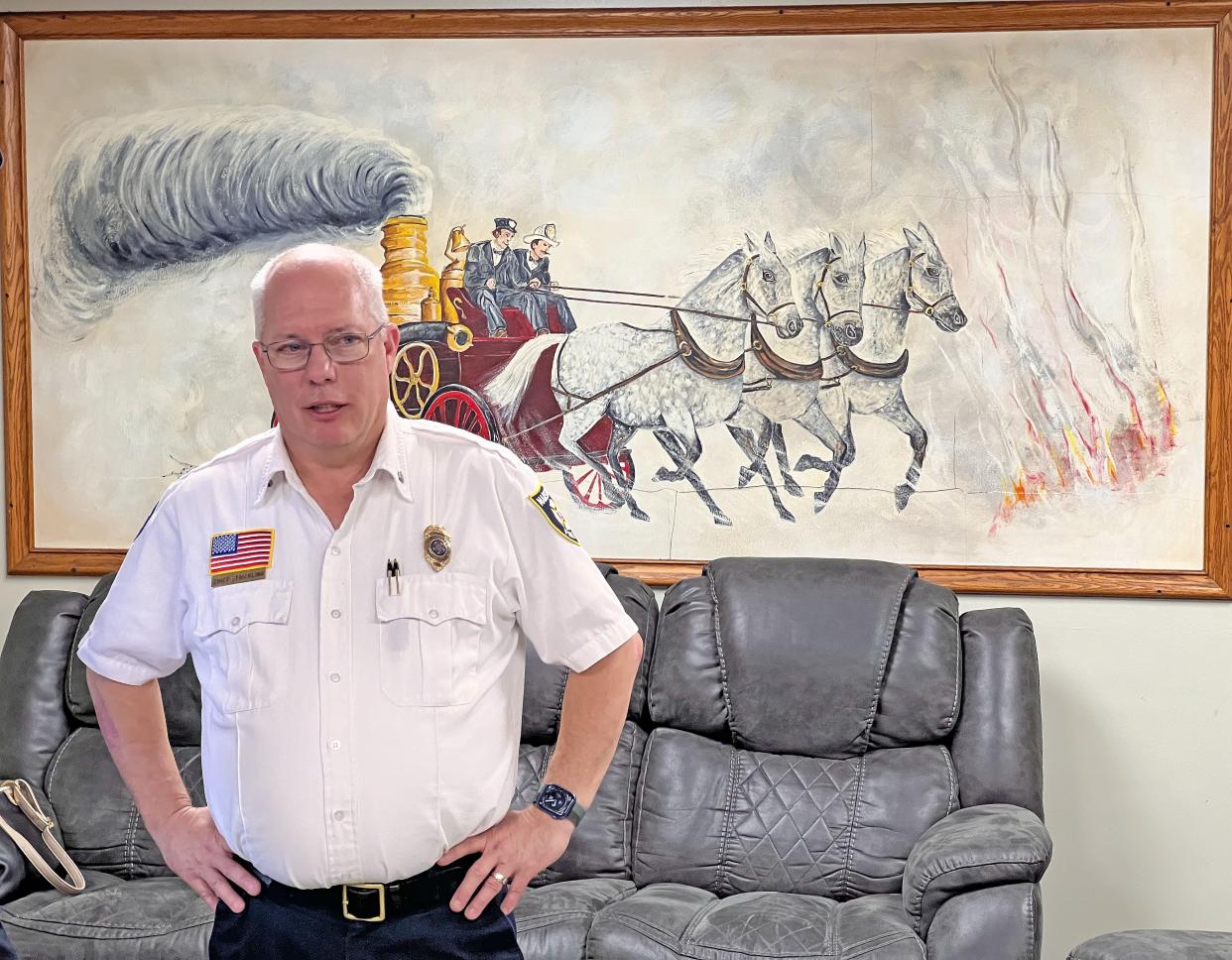 Mansfield fire Chief Steve Strickling is retiring after 32½ years serving the residents of Mansfield.
