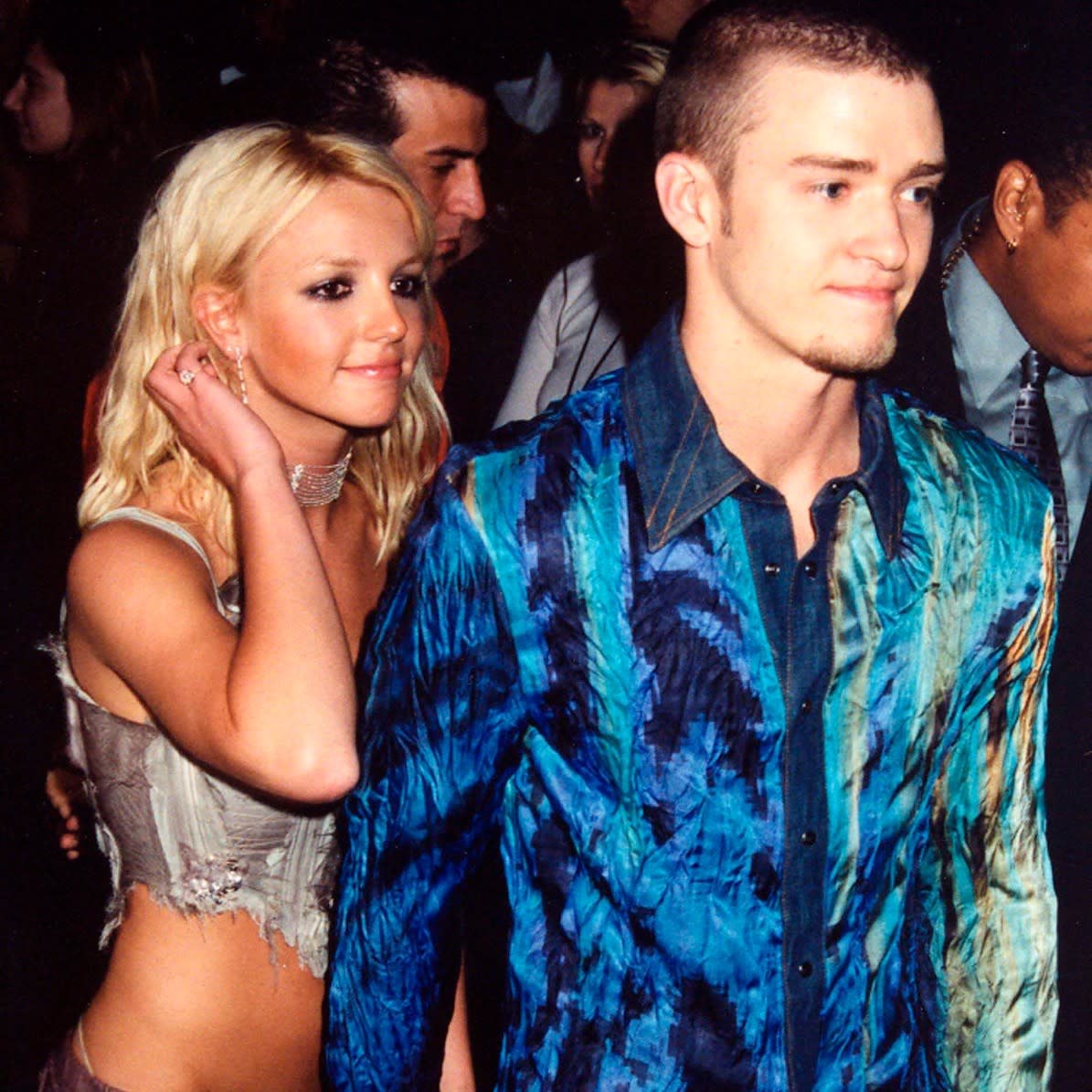  Britney Spears and Justin Timberlake. 
