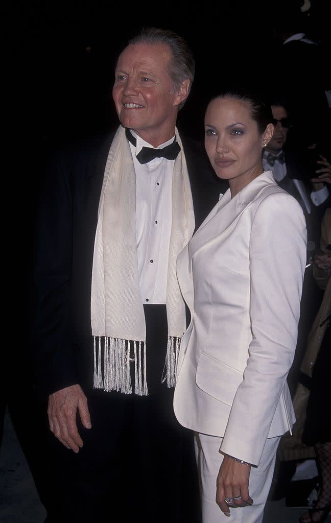 Jon Voight and Angelina Jolie