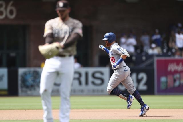 Dodgers 1st team to clinch a playoff spot, rout Padres 11-2