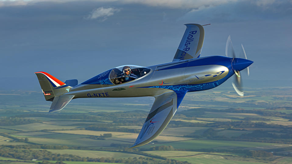 The electric aircraft hit a record-breaking 387.4 mph. - Credit: John M Dibbs/Rolls-Royce