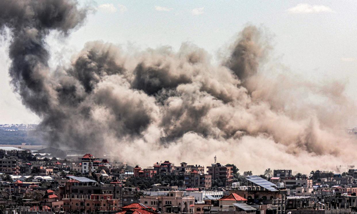 <span>The lawsuit is being brought on behalf of five named Palestinians who say Israel is imposing collective punishment.</span><span>Photograph: Said Khatib/AFP via Getty Images</span>