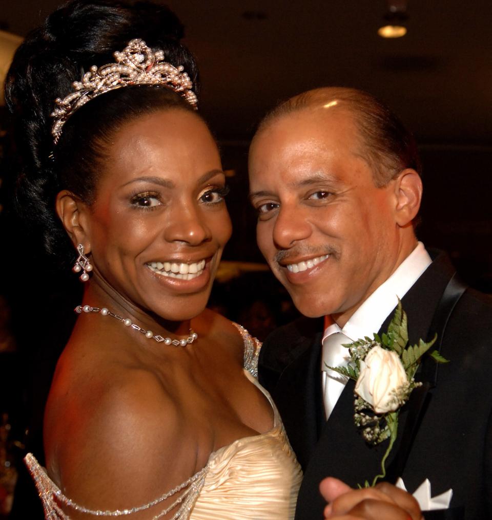Sheryl Lee Ralph and Senator Vincent Hughes during The Marriage Ceremony Uniting Ms. Sheryl Lee Ralph and The Hon. Senator Vincent Hughes at First AME Church in Los Angeles, California, United States