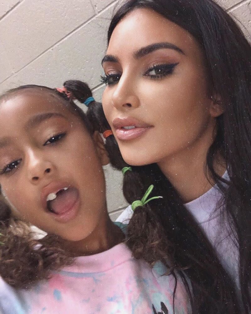 Kim Kardashian West (R) and daughter North | Kim Kardashian/Instagram