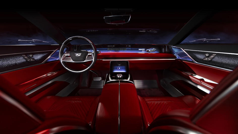 Inside the Celestiq show car - Credit: Cadillac