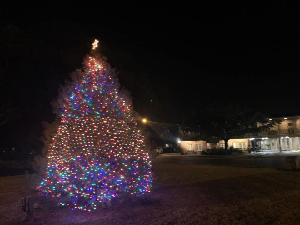 Downtown Beaufort’s Christmas tree