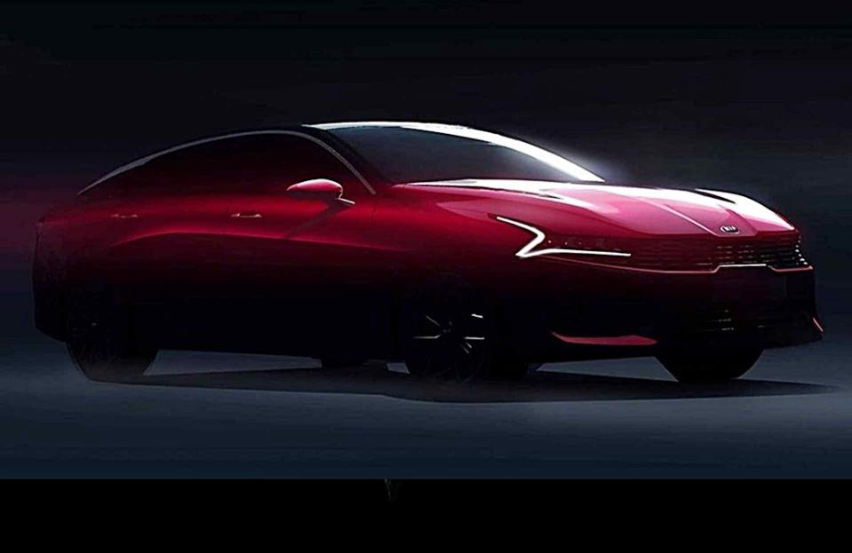 KIA全新2020年式Optima大變身，預告設計圖釋出顯示GT跑車的身形