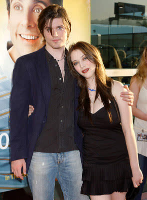 Ira David Wood and Kat Dennings at the Hollywood premiere of Universal Pictures' The 40-Year-Old Virgin