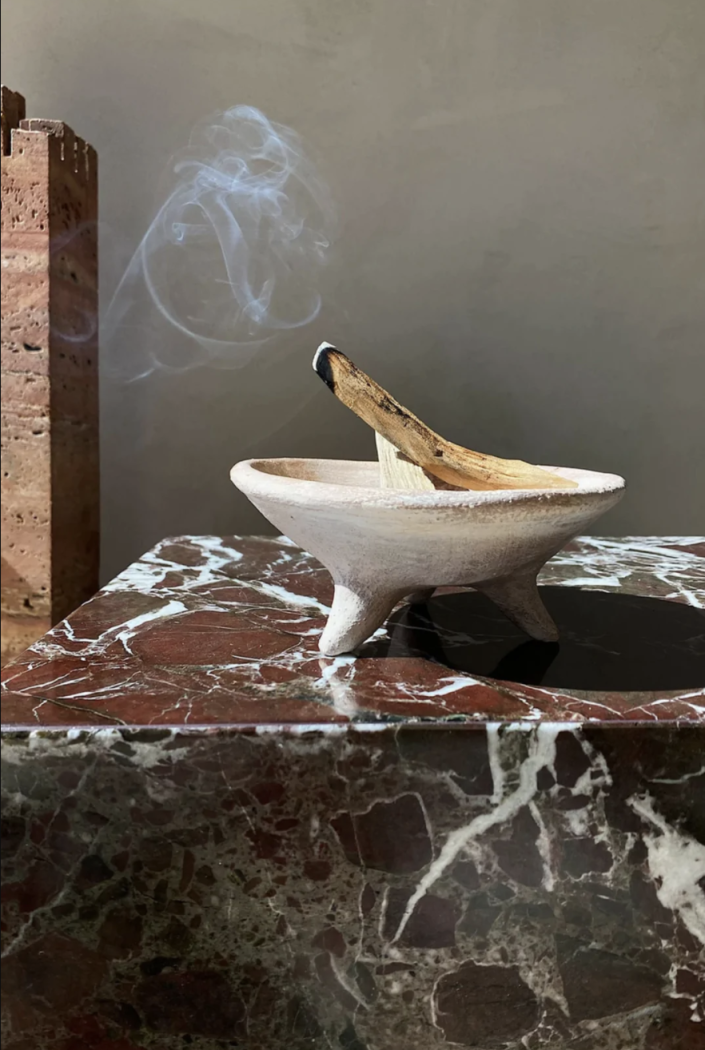 <p>athenacalderone.com</p><p><strong>$95.00</strong></p><p>Burn all the palo santo in style. </p>