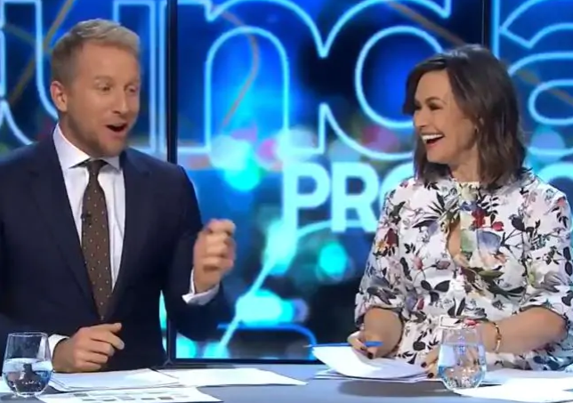 Lisa made the clarification on The Sunday Project alongside co-host Hamish MacDonald. Photo: Channel 10