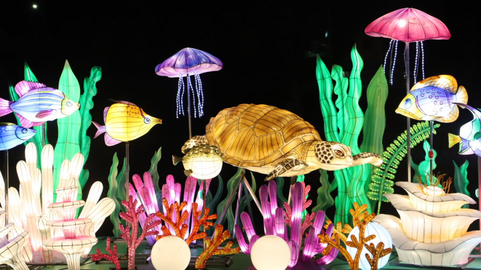 The GloWild lantern festival at the Kansas City Zoo & Aquarium will continue through Dec. 30.