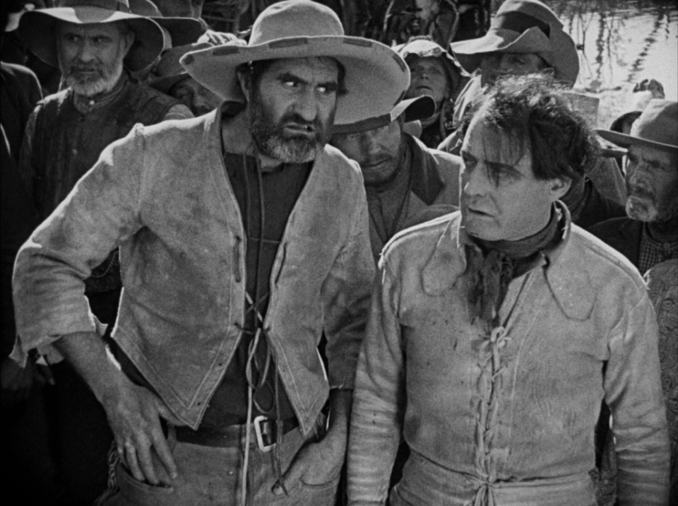 Ernest Torrence menaces J. Warren Kerrigan in 'The Covered Wagon' (1923), to be screened with live music on Wednesday, June 21 at 6 p.m. at the historic Leavitt Theater, 259 Main St, Route 1 in Ogunquit, Maine. Admission is $12 per person. For more info, call (207) 646-3123 or visit www.leavittheatre.com.