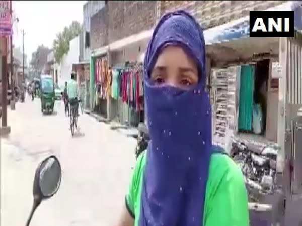 Visual of COVID warrior, Arshi in Uttar Pradesh (Photo/ANI) 