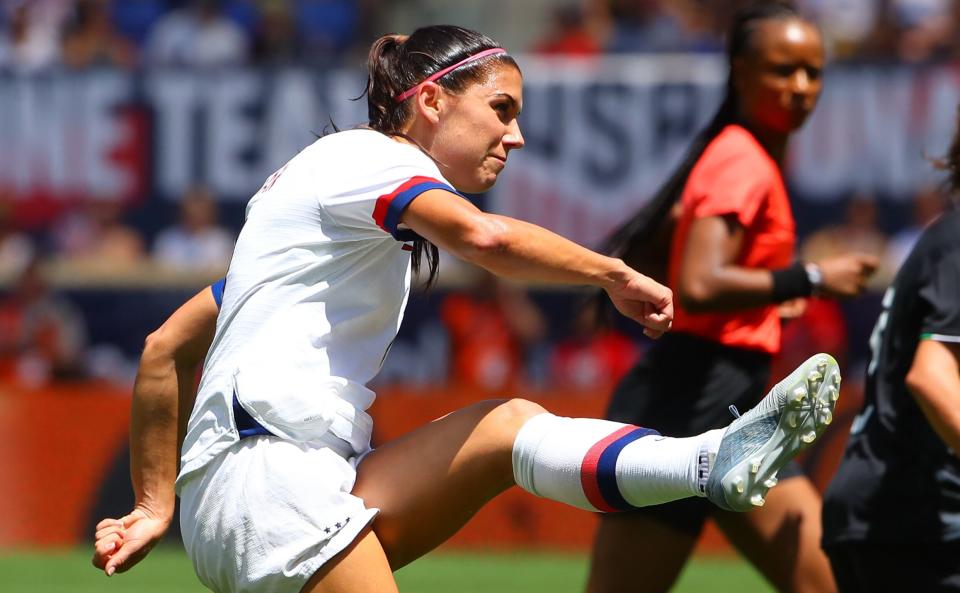 Alex Morgan will lead a potent &mdash; and deep &mdash; U.S. attack that could pull the Americans far into the tournament with sheer goal-scoring force. (Photo: Getty Editorial)